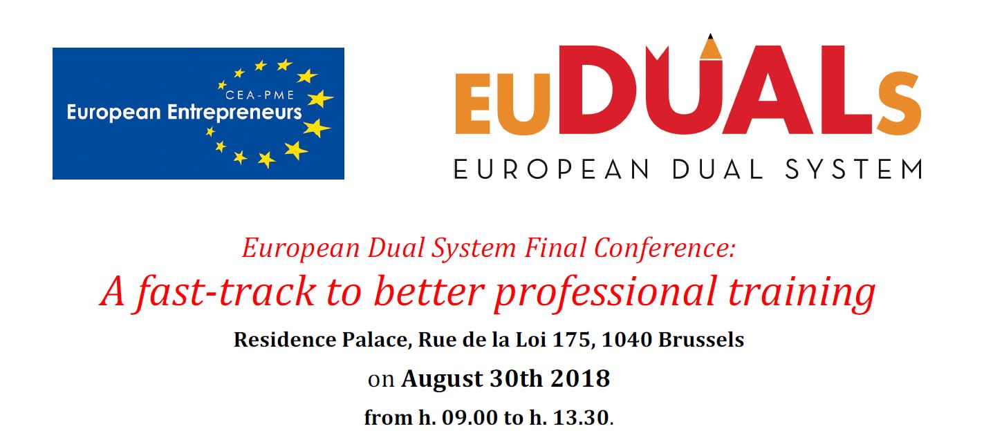 European Dual System Final Conference: A Fast-Track To Better Professional Training